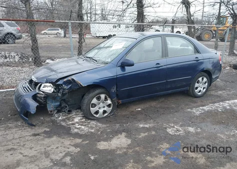 2007 Kia Spectra Ex/Lx/Sx из США, поврежденный, VIN KNAFE121875393991